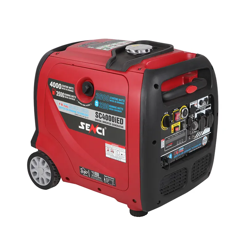 Senci gerador portátil 220v 4kw lpg, mini gerador de gás natural