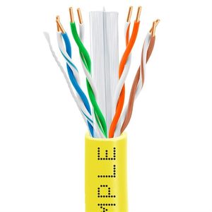 散装电线-橙色6类5e实心1000英尺<span class=keywords><strong>UTP</strong></span>电缆23AWG CCA铜网局域网以太网电缆