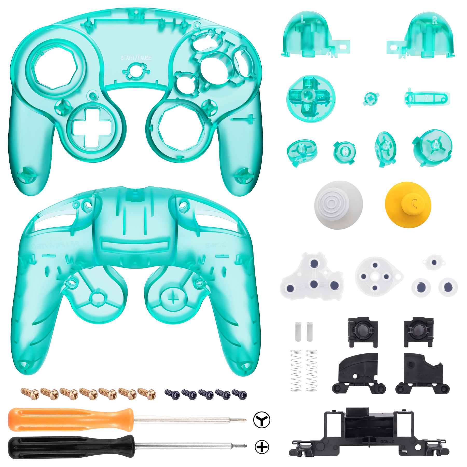 Emerald Green Full Set Shell Buttons GCNM5004
