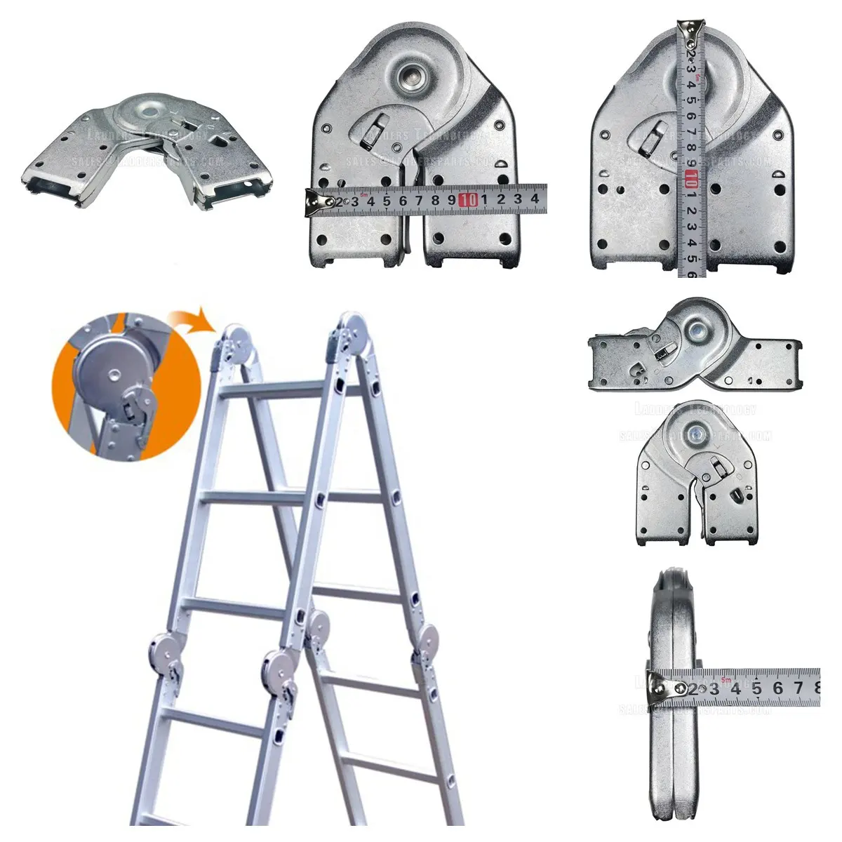 Cerniere per scale, scala multiuso accessorio per scale con cerniera piccola/grande