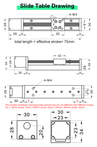 Mini XYZ <strong>Axis</strong> T-type <strong>CNC</strong> <strong>Sliding</strong> Table <strong>Rail</strong> Linear Stage Steel Transport Guide Platform Stepper Motor Drive <strong>Kit</strong> Core Bearing - Product Image 6