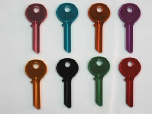 Titanium <strong>Key</strong> Ultralight Unbendable Colours <strong>Key</strong> Blank UNI3 <strong>Key</strong> Blank for UNION Lock