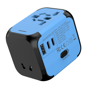 多国旅行适配器插座176充电器5V 2.4A <span class=keywords><strong>USB</strong></span>端口2多插头15w输出旅行开关壁式插头 - Product Image 3