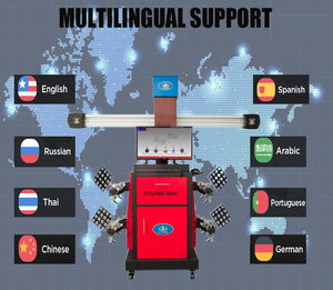 Máquina de alineación de ruedas de seguimiento completamente automática, cámara móvil de haz de software de ordenador, precio Fostar - Product Image 5