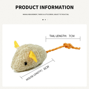 Sıcak yaratıcı simülasyon Anti Bite peluş fare Catnip Pet Chewy kedi oyuncaklar - Product Image 5