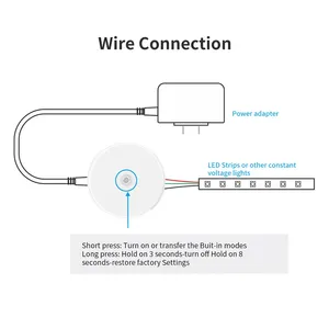 DC12-48V RGB Smart Wifi UFO Светодиодная лента контроллер времени функция группового управления музыкальным режимом работает с Alexa Google - Product Image 6