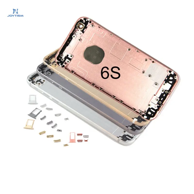 โทรศัพท์โทรศัพท์มือถือฝาครอบด้านหลังสำหรับ Apple Iphone 6S สีแดงสีดำทองที่กำหนดเองที่มีสีสันเปลี่ยนโลโก้