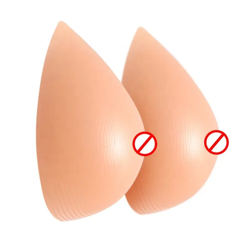 Cubierta de pezón OEM para mujer, almohadilla para el pecho, formas de senos de silicona para travestis, mastectomía, prótesis de senos falsos autoadhesiva