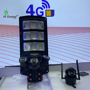Hienergy 4G двухобъективная Солнечная камера видеонаблюдения HD 3MP Wifi светодиодный светильник с солнечным питанием новое название - Product Image 5