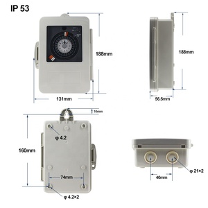 30A Waterproof 24Hour Analog 220v Mechanical Weekly Automatic on OFF <strong>Timer</strong> Switch TB330 <strong>Timer</strong> with Battery for LED - Product Image 3
