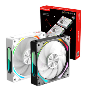 Nuovo modello COOLMOON 4pin PWM Case Fan ORION 3 Daisy Chain Computer ventola di raffreddamento blocco di gioco 5V 3pin PC ARGB Fan - Product Image 1