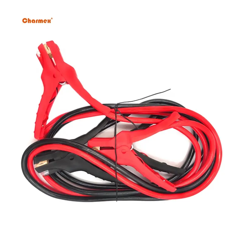 Kabel Jumper untuk Aki Mobil dengan Lampu LED Kabel Booster Otomotif Tugas Berat untuk Baterai Mati atau Lemah Mulai Lompat