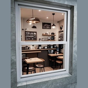 American Style Single Hung Window mit verschiebbarem Aluminium legierung rahmen Double Hung Window Sash Design Hurricane Windows - Product Image 4