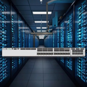 Chất xúc tác C9300X-12Y-E lớp 3 sợi chuyển đổi 12x25g sfp28 uplink Modular Stackable 1tpps - Product Image 3