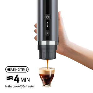 Macchina da viaggio 3-in-1 funzione macchina da caffè Cordless macchina da caffè italiana capsula in polvere calda fredda macchina da caffè per la preparazione - Product Image 3