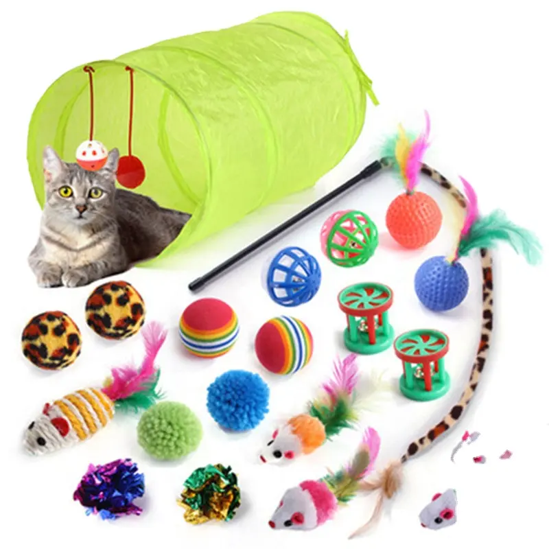 21pcs Smart Mouses Interactive Track Cat Toy For Amazon Sellers