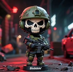 Tùy chỉnh siêu mát mẻ cuộc gọi của nhiệm vụ cổ điển nhân vật ma nhựa bobblehead-Handmade 7 "linh vật gật đầu trang trí - Product Image 1