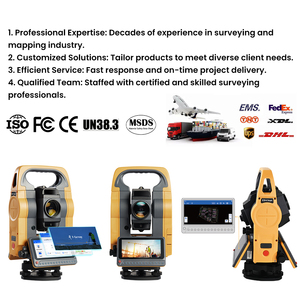 Merhaba-hedef HTS-720 toplam istasyon uluslararası Model 1000m prizma-ücretsiz aralığı çok dilli ölçme aleti - Product Image 5