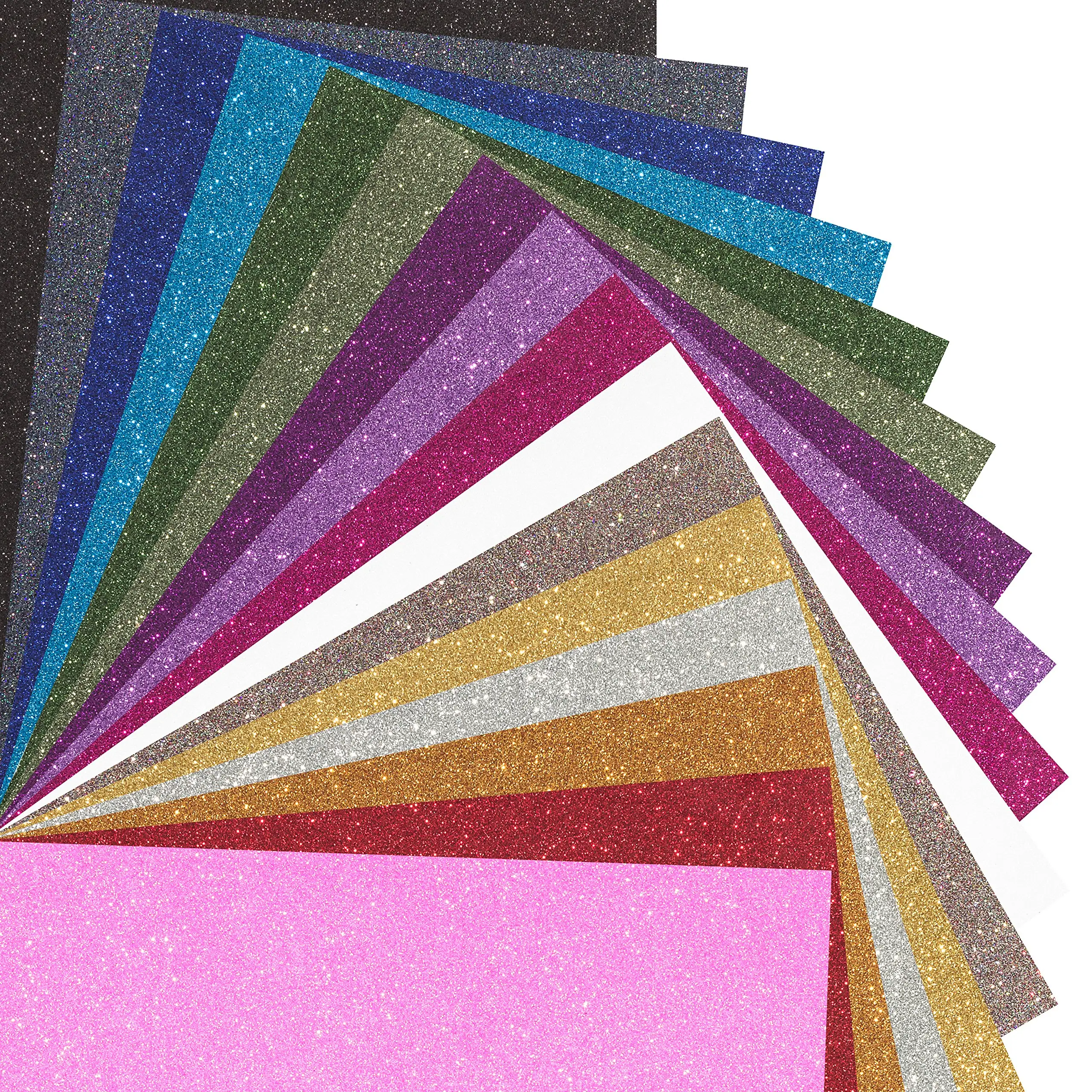 Wholesale Glitter Heat Transfer Vinyl Sheets HTV Film for Cricut T Shirt Clothing Logo