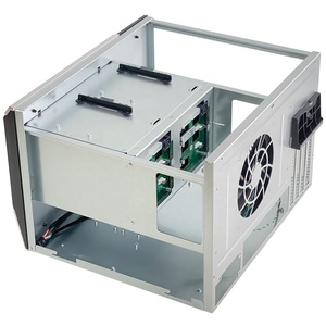 Vỏ máy chủ lưu trữ máy tính dạng Mini-ITX 8 khay ổ cứng MATX-NAS màu đen, hỗ trợ hot-swappable, backplane SFF8643 Sas, hỗ trợ nguồn FLEX - Product Image 4