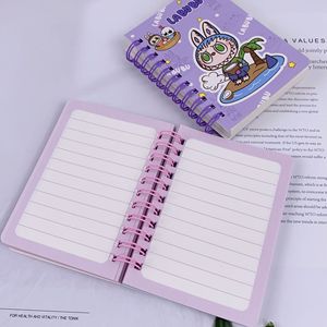 Cartoon Labubu Coil <strong>Notebook</strong> Cute Labubu A6 <strong>Sticky</strong> Note Book Coloring Page <strong>Notebook</strong> Portable <strong>Notepad</strong> Gift - Product Image 4