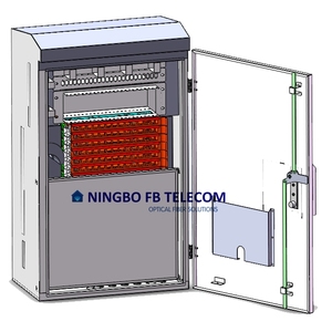 SPCC metal Outdoor <strong>Telecom</strong> Cabinet IP65 Fiber Distribution Cabinet frame fiber optic rack patch panel Customized ODC - Product Image 3