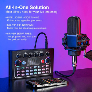 Mikrofon ses kartı kiti BM800 konsol kiti kondenser Podcast eşlik kayıt Webcast şarkı stüdyo sertifikası - Product Image 5