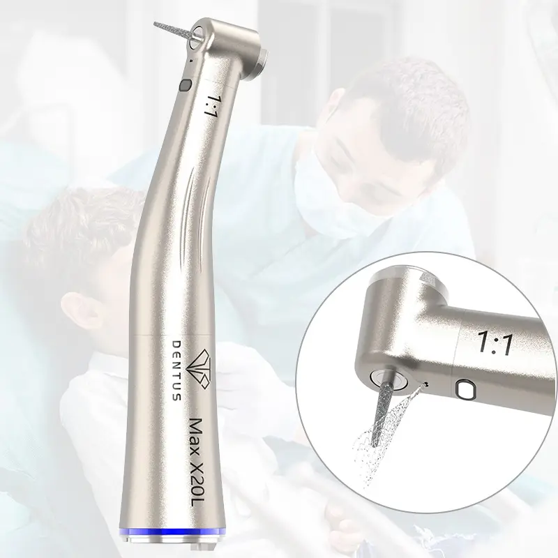 Diseño Led de baja velocidad higiene cirugía pieza de mano Dental recto endodoncia instrumentos recto Dental contraángulo pieza de mano