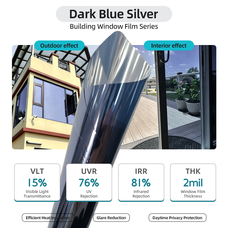 Bleu foncé argenté