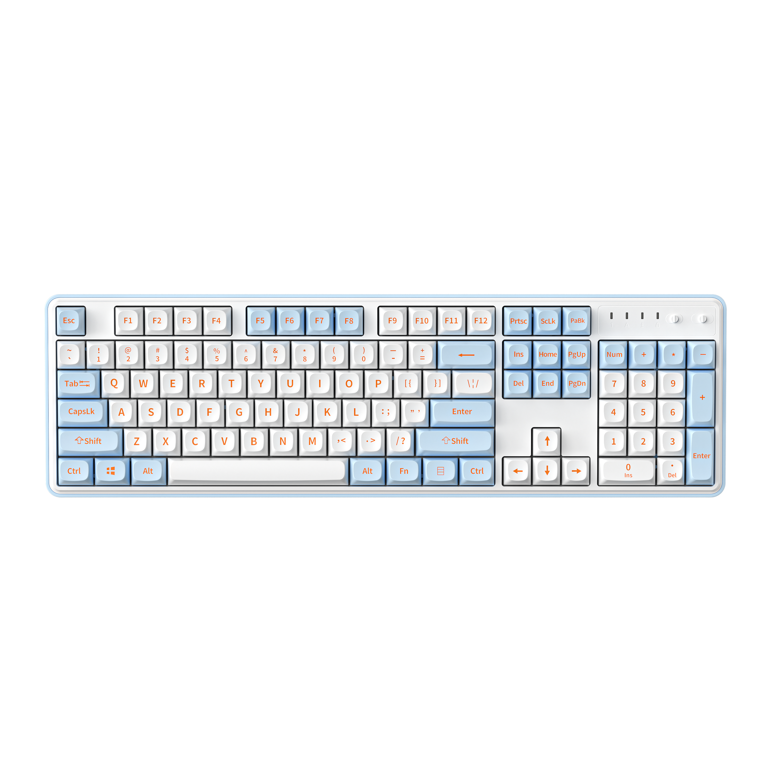ZT104 White Blue