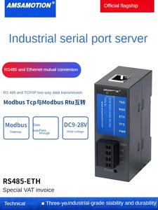 Amsamotion - Servidor de porta <span class=keywords><strong>serial</strong></span> RS485 para <span class=keywords><strong>Ethernet</strong></span> Modbus Gateway, porta <span class=keywords><strong>serial</strong></span> de <span class=keywords><strong>TCP</strong></span>/<span class=keywords><strong>IP</strong></span> para módulo de porta de rede RS485 ETH