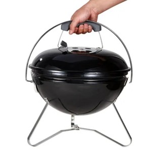 Nhà Máy Bán Hàng Trực Tiếp Cao Cấp Than Sắt & Thép Ngoài Trời <span class=keywords><strong>Mini</strong></span> Xách Tay Ấm Đun Nước BBQ Nướng Cho Cắm Trại 14 Inch - Product Image 6