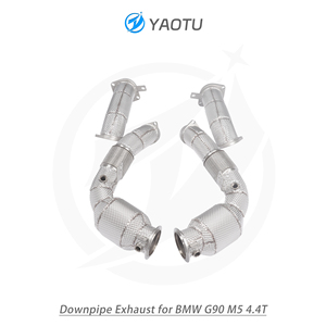 YT ท่อไอเสีย downpipe สำหรับ BMW M5/G90 4.4T สแตนเลสป้องกันความร้อนระบบท่อไอเสีย - Product Image 4