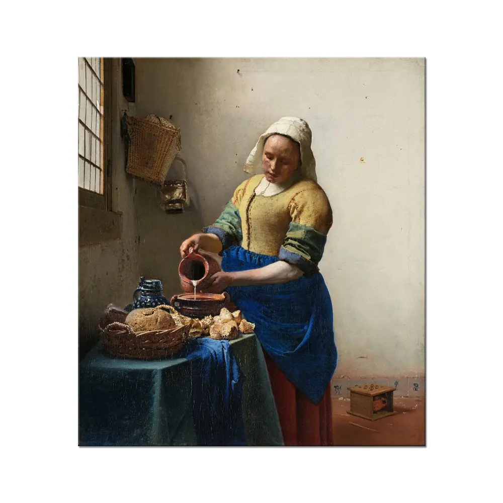 Peinture à l'huile faite à la main pour femme, pièce d'art, classique, célèbre répétition
