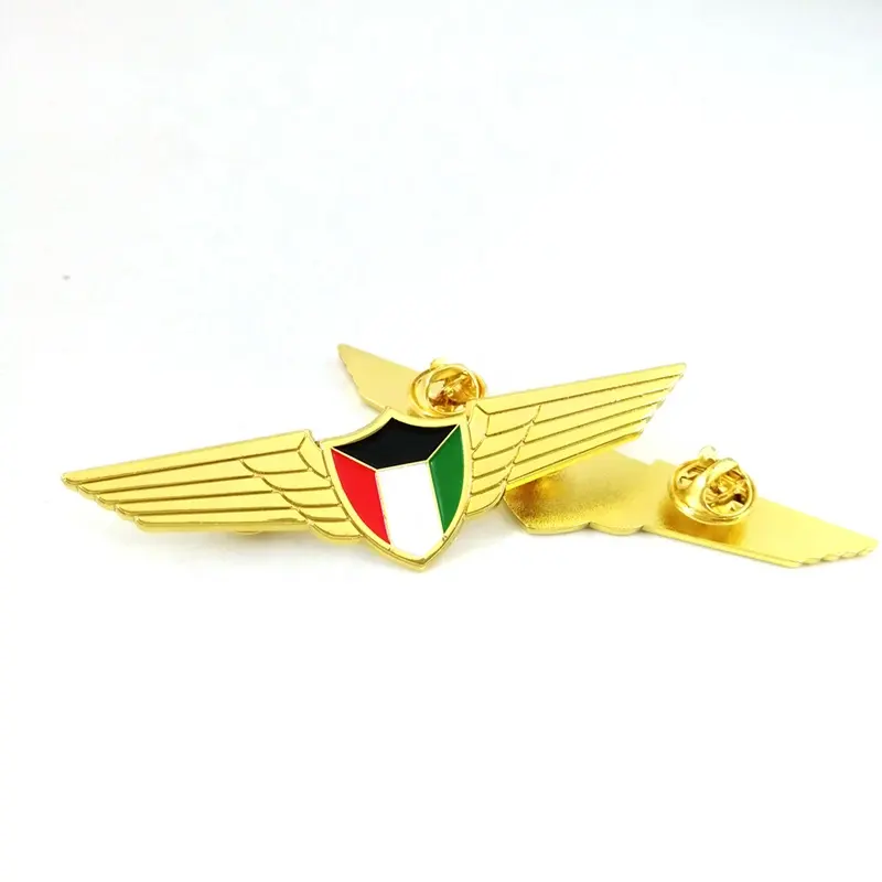 Emblemas para aviador, molde livre, presentes do artesanato, alfinete de lapela de kuesperar, asas 3d