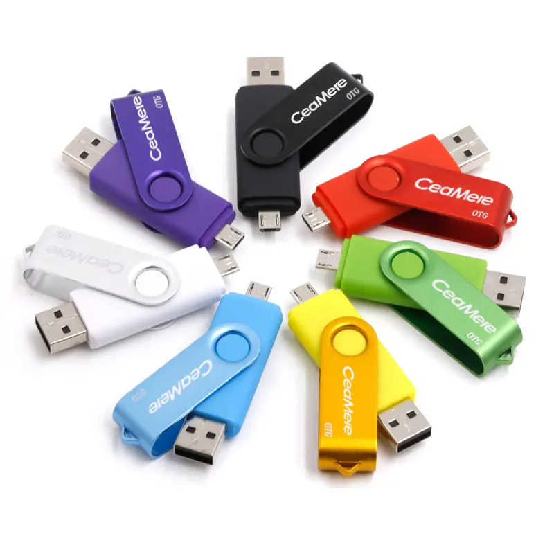 Ceamere แฟลชไดรฟ์ USB CMC5 XC OTG,เพ็นไดรฟ์ USB ความจุ128GB 64GB 32GB 16GB 8GB 4GB 2GB ไดรฟ์ปากกา OTG 2.0 USB แฟลชไดรฟ์