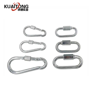 Chất lượng cao thép không gỉ din5299 <span class=keywords><strong>Carabiner</strong></span> móc nhiệm vụ nặng nề mùa xuân Snap móc - Product Image 1