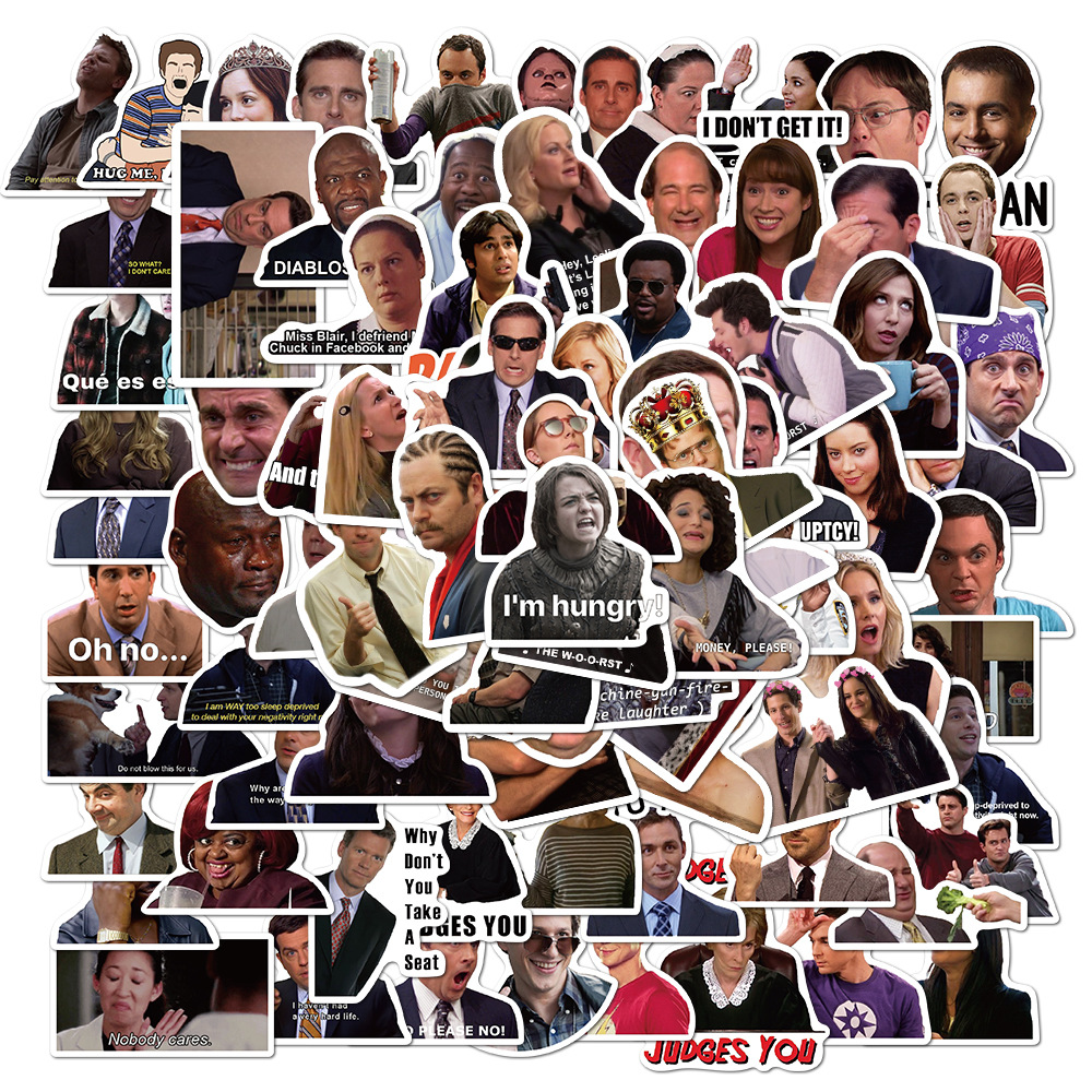 100Pcs Emoticons Stickers