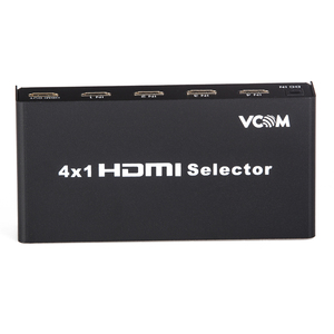VCOM 1080P 3D FHD 4 Ports HDMI Matrix Switch mit IR-Fernbedienung für 4 Computer zu 1 Monitor Switcher