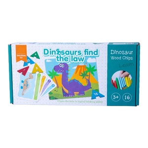 Low Price Dinosaur Number Matchcing Building Blocks Wooden <strong>Toys</strong> Dinosaurs to Find the Law of Creativity to <strong>Put</strong> <strong>Together</strong> - Product Image 4