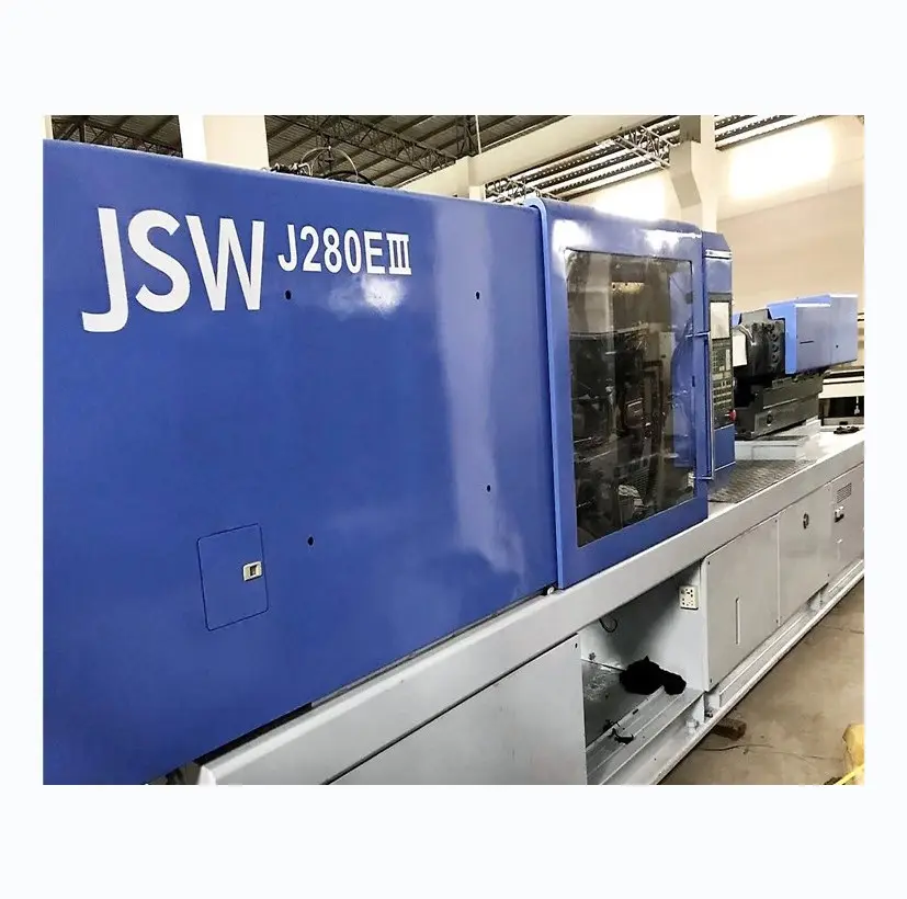 ماكينة قولبة بالحقن JSW 280 طن بعلامة تجارية يابانية مستعملة