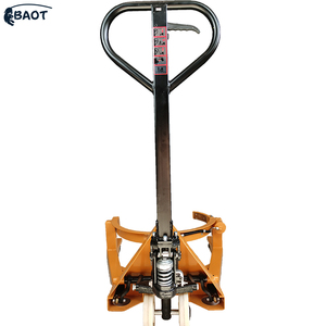 Supply Hydraulic Manual Adjustable <strong>Loading</strong> <strong>Unloading</strong> <strong>Pallet</strong> Truck Oil Drum Lifter for Stacking <strong>and</strong> Transport of Drum Trailer - Product Image 2