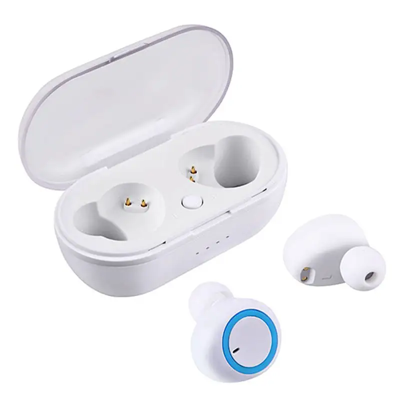 Stereo Earbuds In-ear Headphone TWS Audifonos in Ear Buds Sem Fio Y50 Fones De Ouvido Venda Quente Tws Barato 3D LED Usb Plástico JL