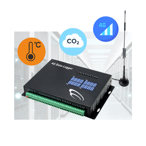 GPRS GSM SMS 4-20ma RS 485 registrador de datos de voltaje de entrada medir temperatura humedad controlador de registrador de datos