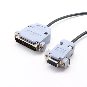 ขั้วต่อ DB9ขาตัวเมียกับสายโมเด็ม DB25Pin ตัวผู้ RS232อนุกรมสำหรับเครื่องพิมพ์คอมพิวเตอร์ - Product Image 2