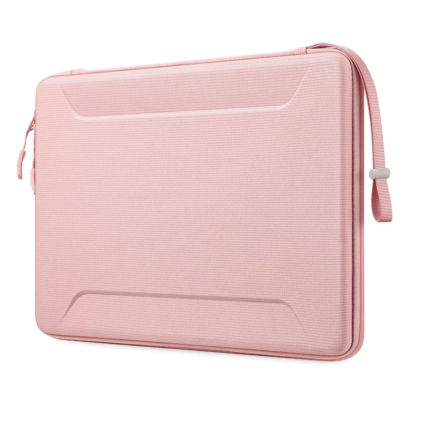 Casing pembawa cangkang keras merah muda kualitas tinggi untuk Laptop 13.3 inci dan tas bahu Tablet Eva tahan guncangan casing Tablet