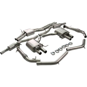 כוונון פליטה צינור עבור <span class=keywords><strong>audi</strong></span> s4/<span class=keywords><strong>s5</strong></span> b9 3.0t 2019-2023 t304 ראש צינור צינור פליטה צינורות פליטה מירוץ ספורט מכונית פליטה מערכת פליטה