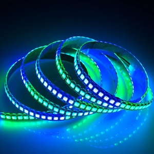 LED/m 5V SMD5050 EPISTARデジタルRGBスマートピクセルWs2812b LEDストリップ100個 - Product Image 1