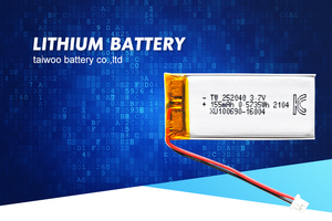 Nhà Máy Giá 252040 155mAh 3.7V có thể sạc lại Polymer Pin Lithium - Product Image 6