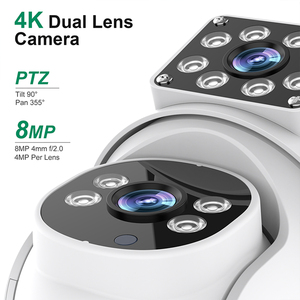 360 impermeable Cctv cámara de seguridad sistema de alarma de seguridad con sensores de movimiento Cámara simulada seguridad Wifi cámara de vigilancia Sv - Product Image 2